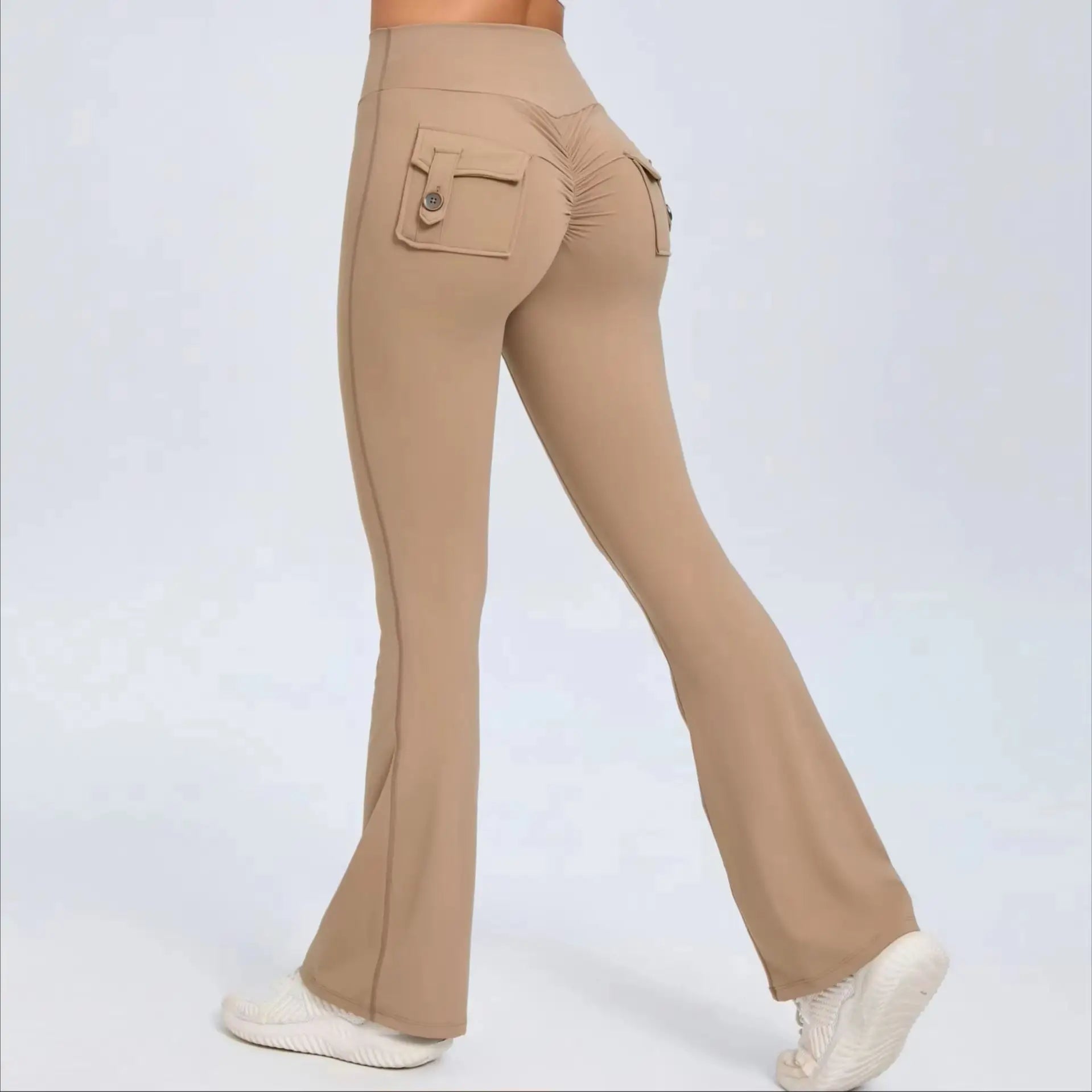 Pantalón Flare con Bolsillos