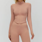 Chamarra Seamless Cremallera