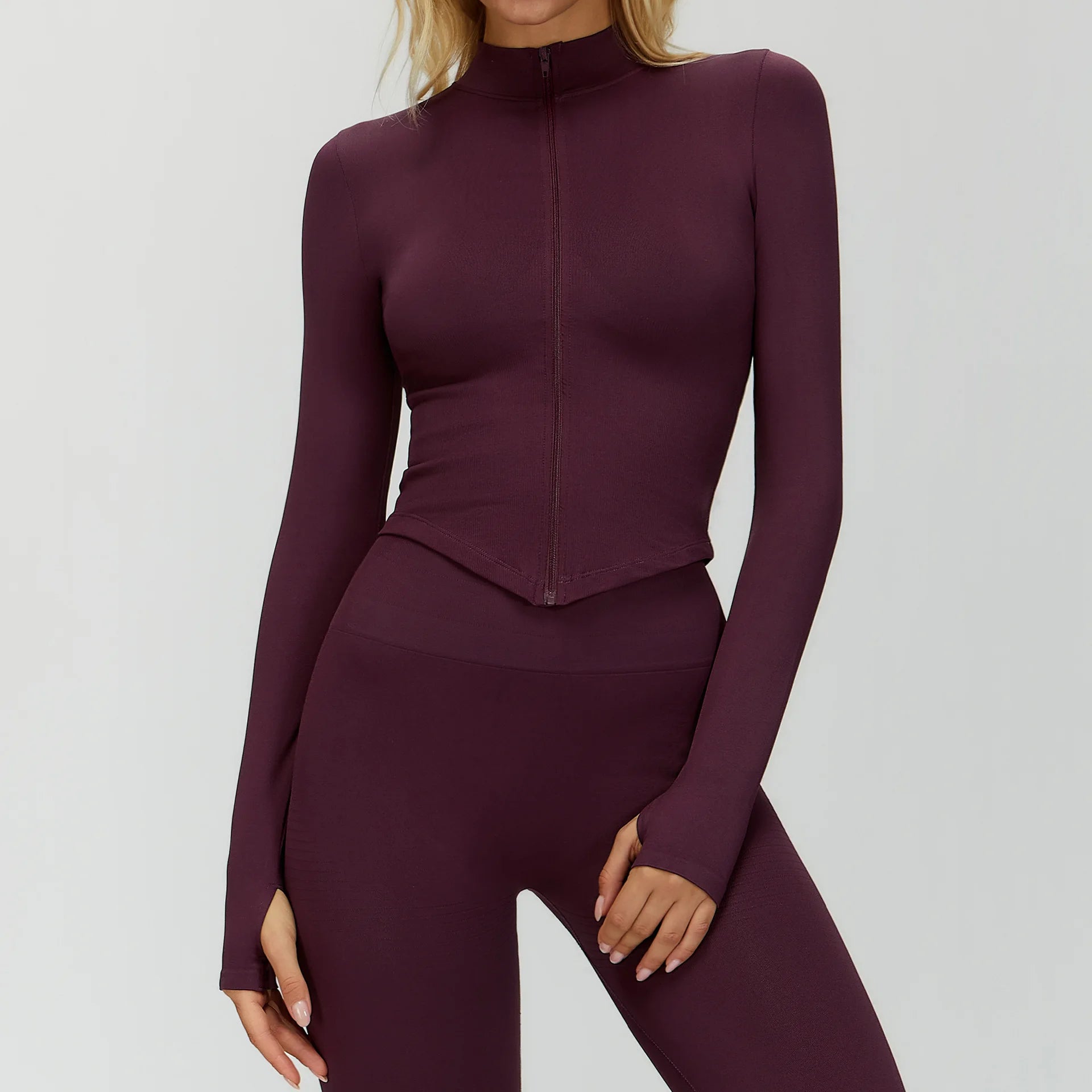 Chamarra Seamless Cremallera