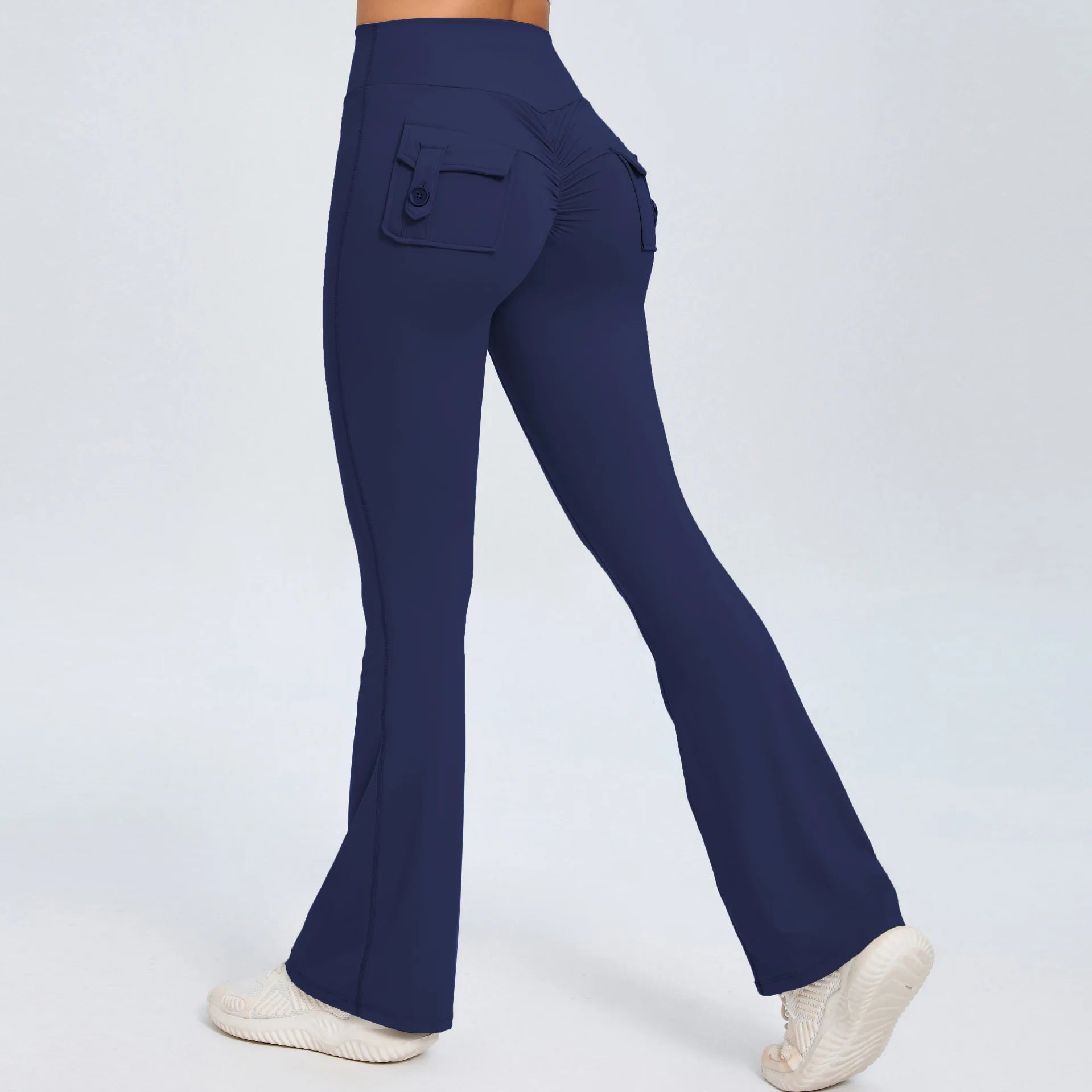Pantalón Flare con Bolsillos