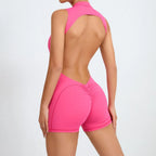 Mono corto espalda abierta scrunch