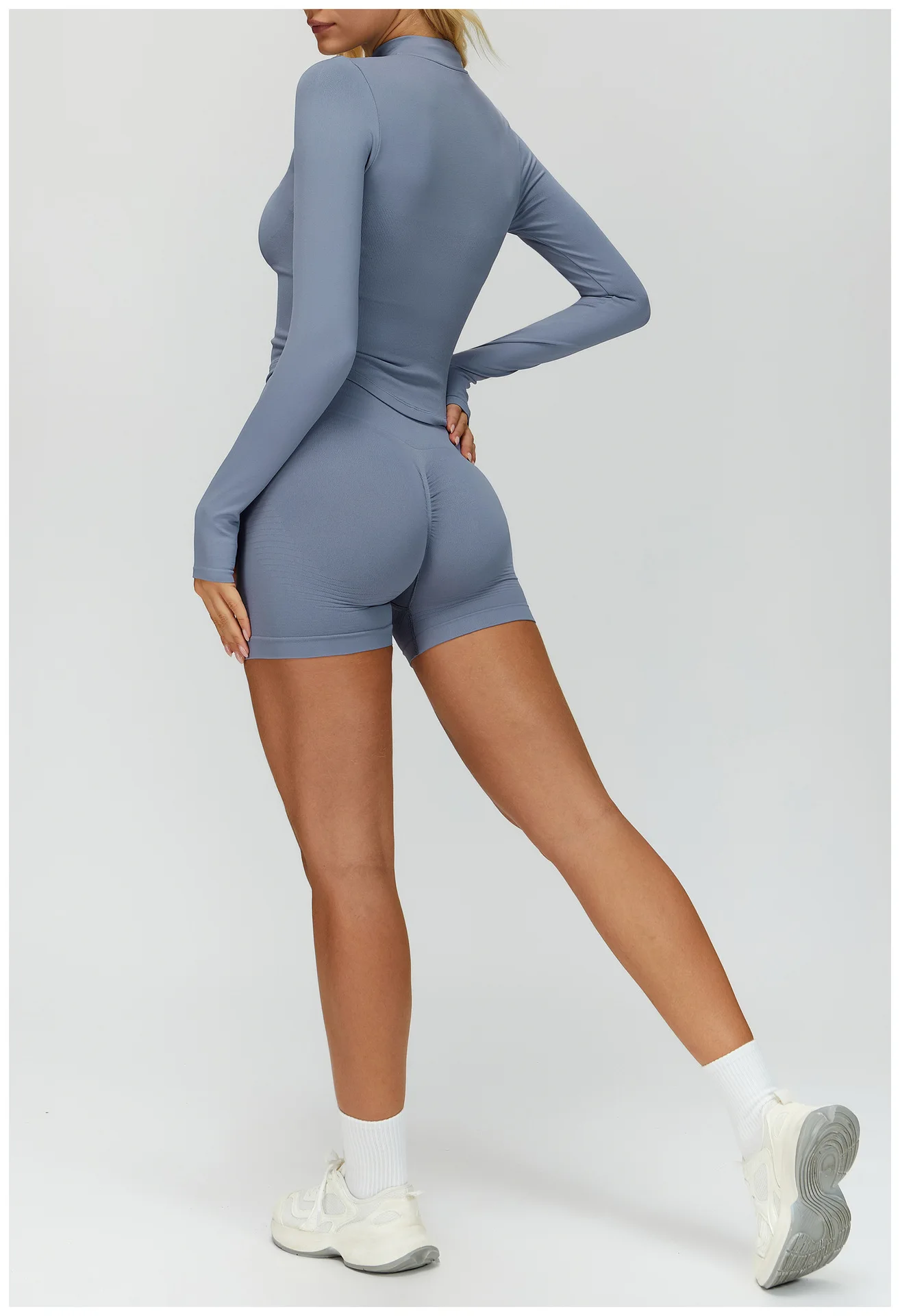 Chamarra Seamless Cremallera