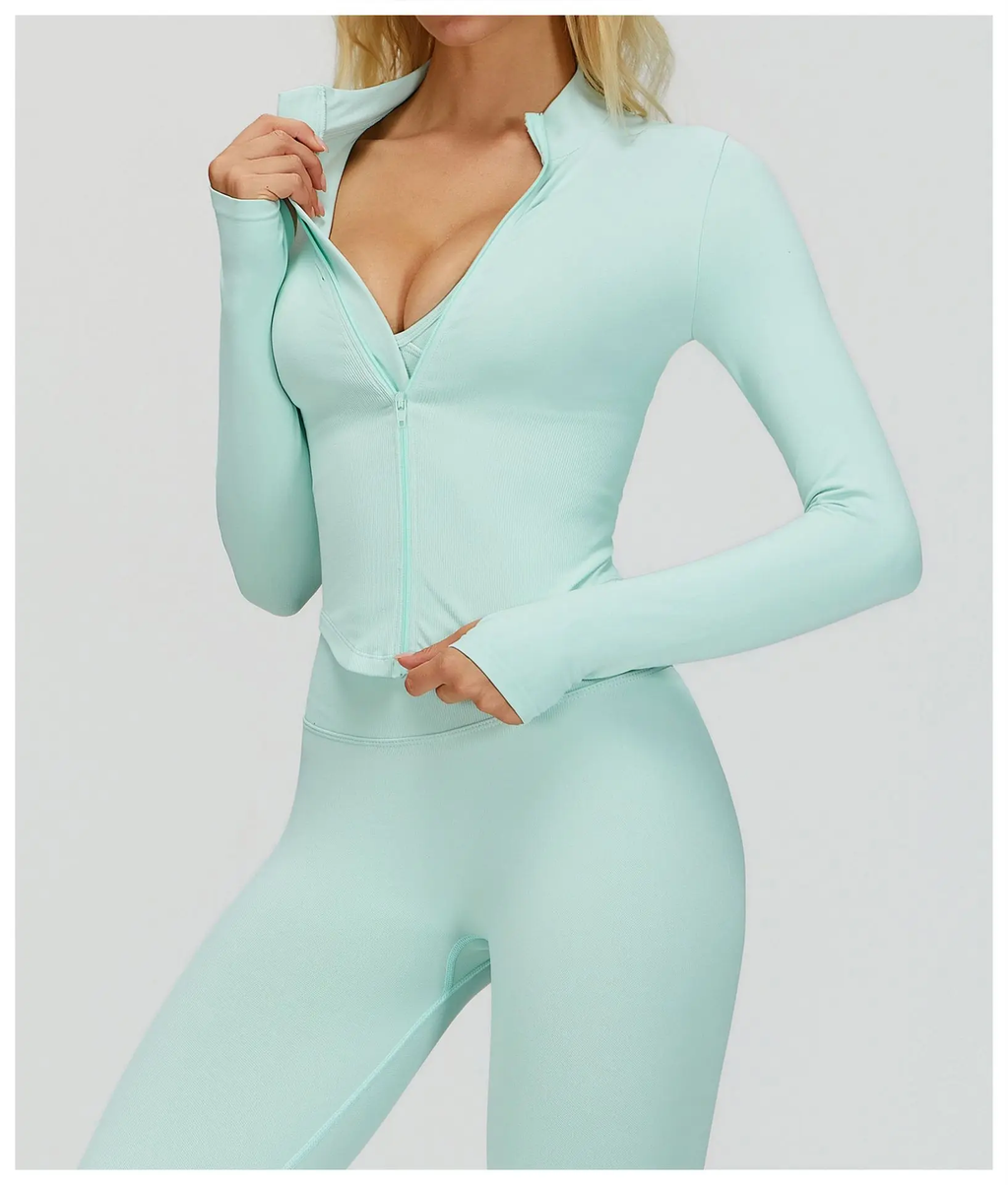 Chamarra Seamless Cremallera