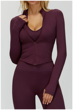 Chamarra Seamless Cremallera